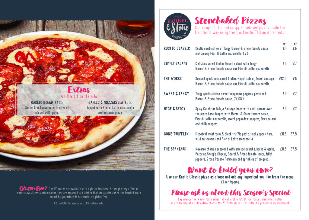 Menus White Swan Cambs